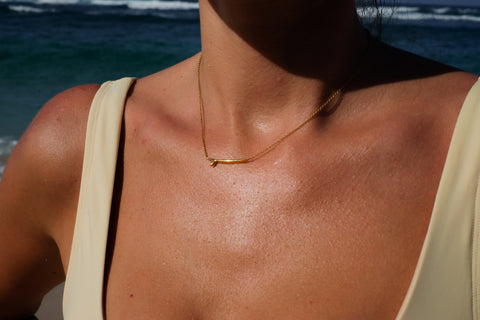 Single Fin Surf Necklace