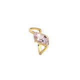 2.35 CT Morganite Tidal Wave Ring