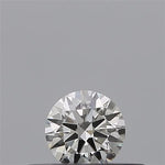 0.18ct Round Natural Diamond (Colour H, Clarity IF, Cut EX, IGI Certified)