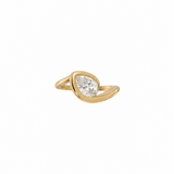 Diamond Pear Toi et Moi Ring
