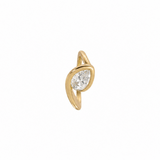 Diamond Pear Toi et Moi Ring