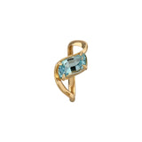 1.85 Aquamarine Tidal Wave Ring
