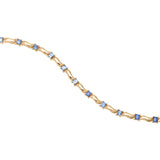 Diamond Sapphire Swell Bracelet