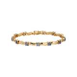 Diamond Sapphire Swell Bracelet