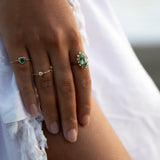 Floating Diamond Soft Chain Ring