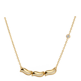 Mini Diamond Wave Necklace