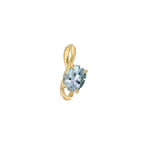 Aquamarine Eternal Wave Ring