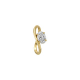 Diamond Eternal Wave Ring