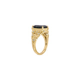 Lagoon Tourmaline Flower Ring