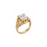 Radiant Diamond Flower Bespoke Ring