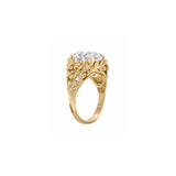 Radiant Diamond Flower Bespoke Ring