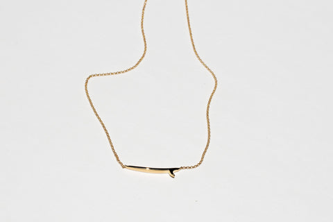 Single Fin Surf Necklace